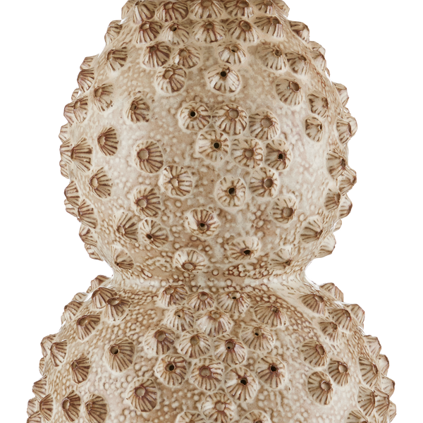 Barnacle Ivory Table Lamp - Handcrafted Ceramic Beauty with Unique Barnacle Design, Nature Inspired