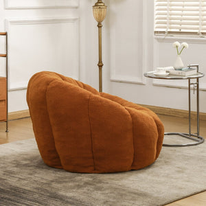 English Elm Bean Bag Lounge Chair Faux Fur Memory Foam Armrests Ergonomic Seat for Adults W2200P239873