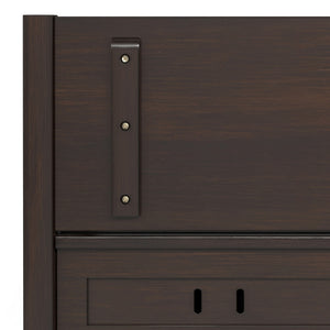 English Elm Connaught Handcrafted Entryway Storage Bench With Shelf - Timeless Chestnut Design & Seating Solution B136P203419