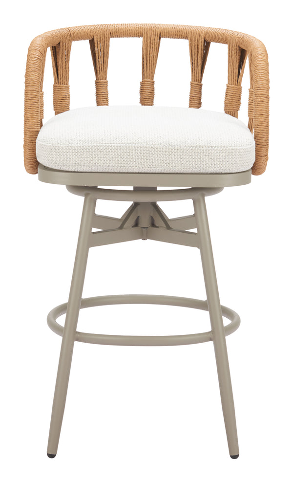 Zuo Modern Safal Swivel Barstool - Stylish Multicolor Design With Durable Fabric & Modern Hospitality Appeal Multicolor 100% Polyester,Aluminum,100% Polyethylene 704143-zuo-modern