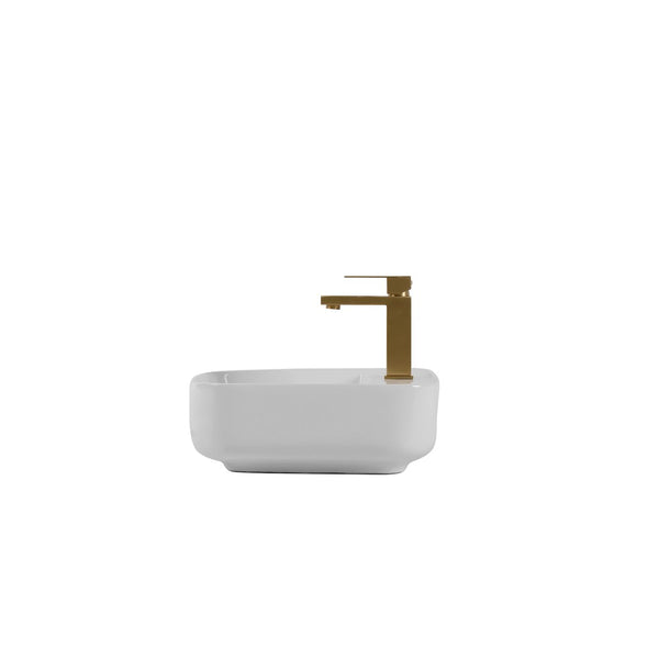 English Elm Bothwa Square Vessel Sink Vitreous Ceramic Above Counter Basin Cupc Certified B2724P262844
