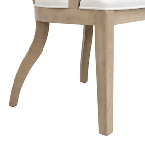 English Elm Christopher Knight Home® - Dining Armchairs Set Of 2 - Elegant Cream Upholstered Chairs With Cane Back For Stylish Comfort N771P290371A