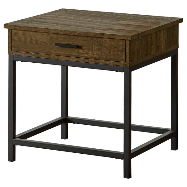 English Elm Golden Oak Lift Top Coffee Table and End Set with Hairpin Legs Storage B062S01437