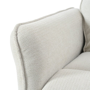 English Elm 270° 270° Power Swivel Recliner Chair with USB Ports, 30° Rocking, 95–150° Recline for Small Spaces Light Gray W1028S00041