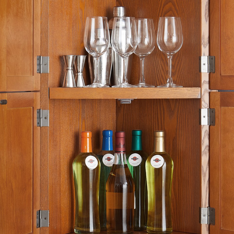 English Elm 4-Tier 8-Door Tall Storage Cabinet with Vintage Metal Handles and Smooth Finish for Home Organization Oak W1758P211014