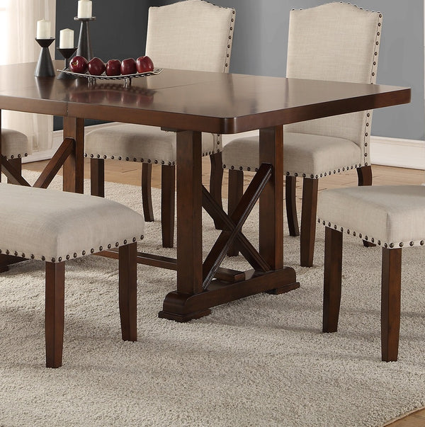 English Elm Classic 60" Dining Table with 18" Butterfly Leaf — Elegant Veneer Finish, Sturdy Rubberwood Base, 30"H Cherry 29 L x 30 W x 10 H B011S01790