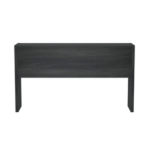 English Elm Linda Console Table Charcoal Gray with 3 Spacious Drawers, Sleek Hardware-Free Front, 60" L Modern Storage B365P398091