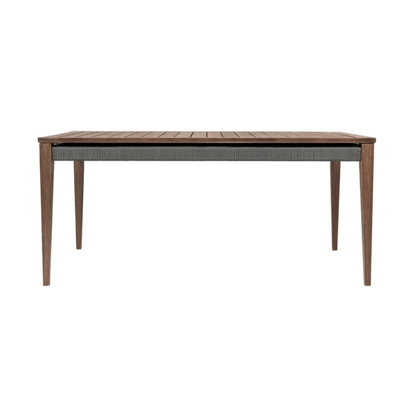 English Elm Orbit Solid Eucalyptus Rectangular Outdoor Dining Table for Patio Garden Use B2736P464825