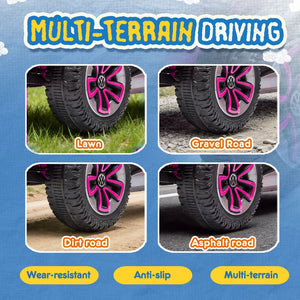 English Elm 12v Licensed Volkswagen Beetle Ride on Car with Remote Control and Suspension for Kids Pink W1578P416240
