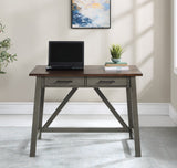 OSP Home Furnishings Milford Rustic Writing Desk Slate Grey