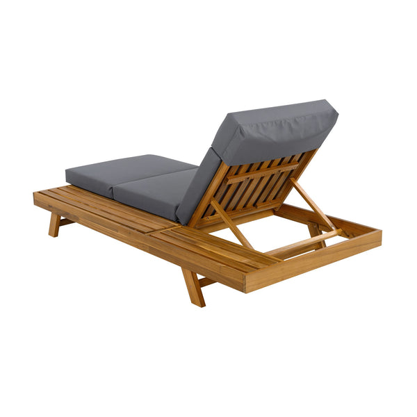 English Elm Christopher Knight Home® - Lounge Chaise Set With Adjustable Headrest, Weather-Resistant Cushions For Stylish Outdoor Comfort N770P253442T_N770P285267G