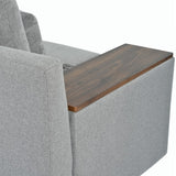 English Elm [ Video Provided] L-Shaped Modular Sectional Sofa With Removable Back Cushions,3 Pillows and 2 Storage Spaces,Suitable For Living Rooms,Offices and Apartments