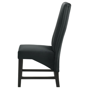 English Elm Dempsey Corduroy and Velvet Upholstered Dining Chairs with Tall Back Set of 2 B062P440298