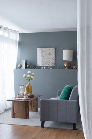 English Elm 23.6x2x23.6" Skalo Shadowbox Wall Art - Beige Linen Spiral Floral Texture, Modern Neutral Decor W2078P313343