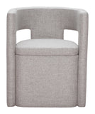 Papua Dining Chair Gray 109993 Zuo Modern