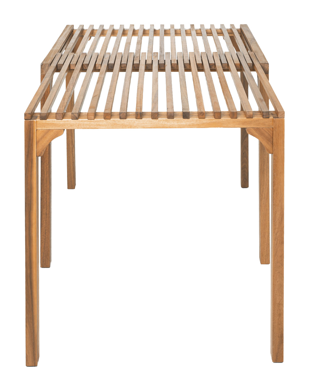 Zuo Modern Riviera Extendable Dining Table Natural – Solid Acacia Wood, Stylish Design For Indoor & Outdoor Use Natural Solid Acacia Wood 704154-zuo-modern