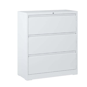 English Elm Lateral Steel Filing Cabinet Two Drawer Locking Anti-tip Home Office Storage W2735P428820