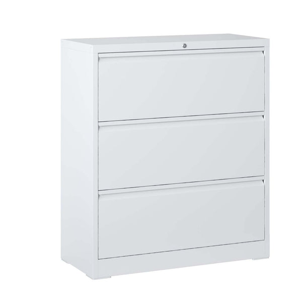 English Elm Lateral Steel Filing Cabinet Two Drawer Locking Anti-tip Home Office Storage W2735P428820