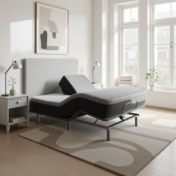 English Elm Queen Adjustable Split Flex Base with Voice Control Wireless Charging and Zero Gravity B210P286890