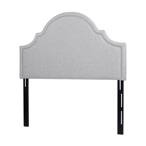 English Elm Catherine Queen Upholstered Headboard Woven Polyester Tailored Boutique Bedroom Style B2719P238660