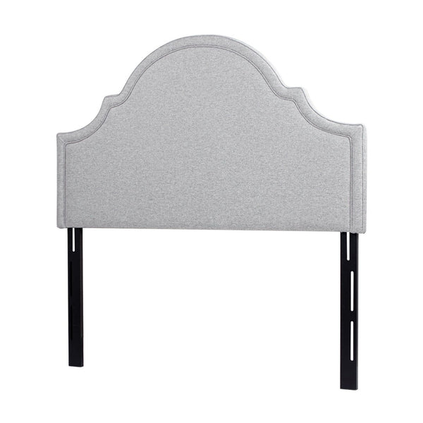 English Elm Catherine Queen Upholstered Headboard Woven Polyester Tailored Boutique Bedroom Style B2719P238660