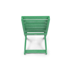 English Elm Grandcourt Recycled Hdpe Outdoor Folding Chair with Marine Grade Hardware for Patio Use Green B2745P409668