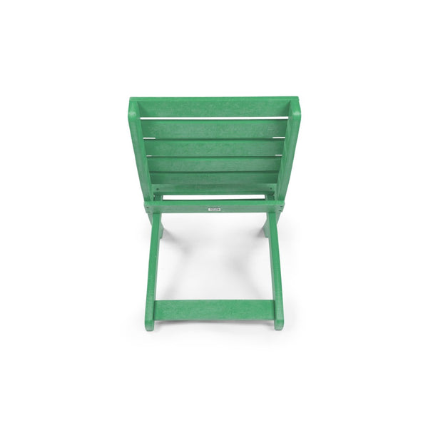 English Elm Grandcourt Recycled Hdpe Outdoor Folding Chair with Marine Grade Hardware for Patio Use Green B2745P409668