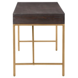 Martha Stewart Sharkey Modern/Contemporary Desk MT122-0092 Morocco/Gold