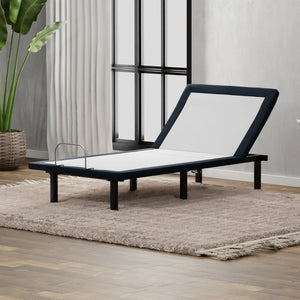 English Elm Twin Xl Adjustable Base with Head Articulation Wired Remote and Programmable Positions B180P172075