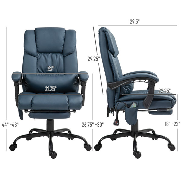 English Elm Premium High Back Pu Leather Executive Chair with Foam Cushion and Swivel Base T3971P409844