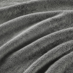 JLA Home Madison Park Signature - Ultra-Soft Spa-Quality 800 GSM 100% Long-Staple Cotton Towels with Antimicrobial Finish, Oeko-Tex Certified Grey MPS73-430