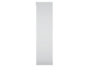 English Elm Mulberry 36" Wardrobe Closet with Adjustable Shelves, Sleek Aluminum Handles, Space-Saving Design White B365S00004