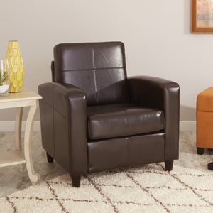 OSP Home Furnishings Venus Club Chair Espresso