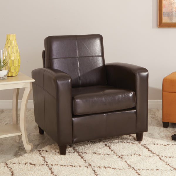 OSP Home Furnishings Venus Club Chair Espresso