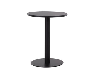 Sunpan Costello Bistro Table - 23.5" Smooth Aluminum Design, Weather-resistant, Timeless Outdoor Charm Black Aluminum 112246