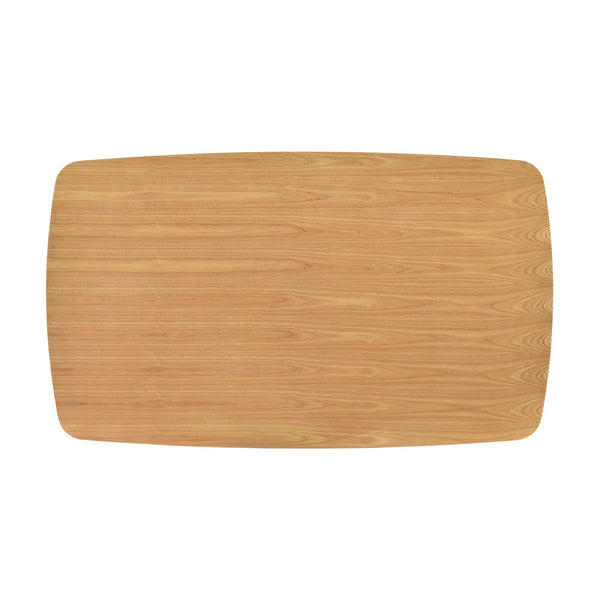 English Elm Natural Oak Finish Dining Table 59.5" x 35.5" Casual Wooden 1pc Kitchen Table Sturdy Rustic Design B011P255727