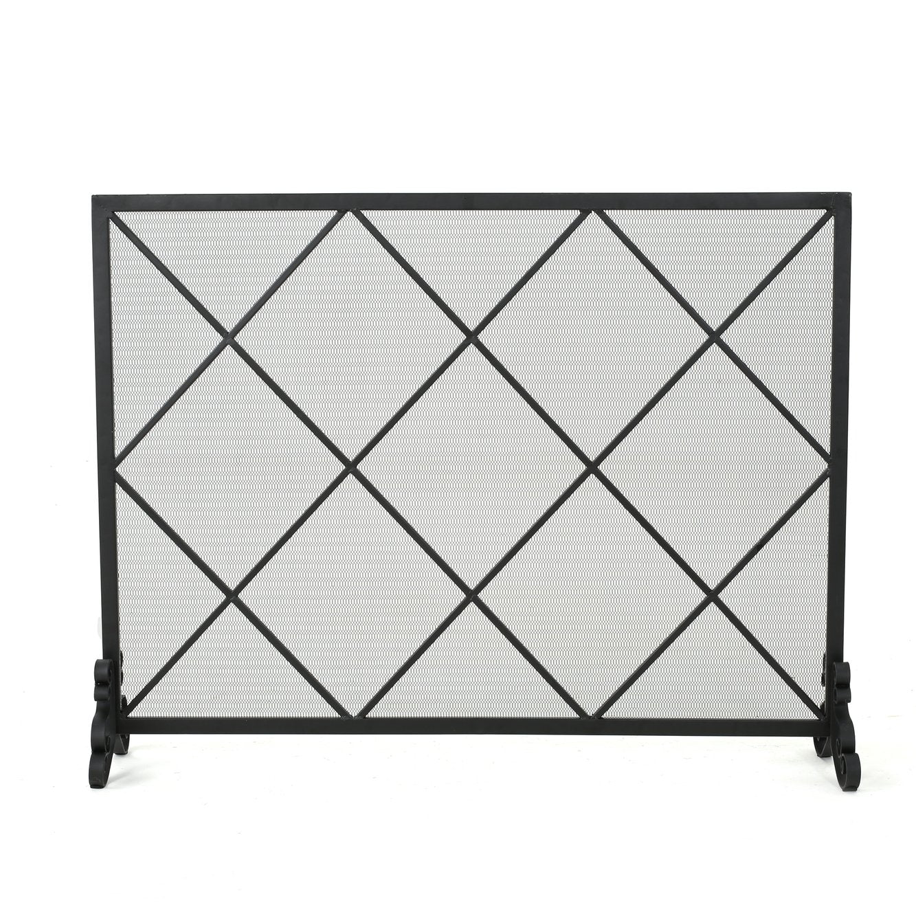 Christopher Knight Home Fire Iron Single-Panel Fireplace Screen - Thumbnail 2