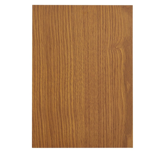 English Elm Curio Cabinet Oak Finish Lighted Display with Tempered Glass Doors and Mirrored Back Black W1693P465378