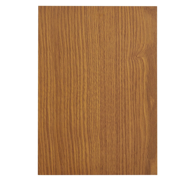 English Elm Curio Display Cabinet with Internal Lighting, Mirrored Back, 6 Adjustable Shelves, Glass Doors Oak W1693P154580