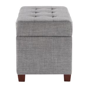 OSP Home Furnishings Storage Ottoman Dove