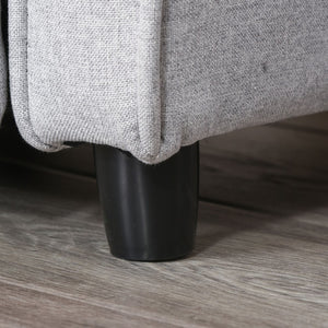 English Elm Qaba Kids Recliner Chair - Adjustable Lounger With Footrest & Pockets For Ages 3-5, Light Grey Comfort W2225P217359-GIGA