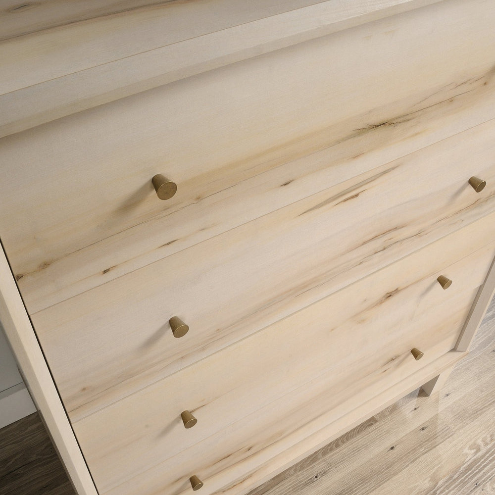 English Elm 4-Drawer Chest In Warm Brown - Versatile Storage Solution For Bedrooms, Living Rooms & Entryways B356P402796