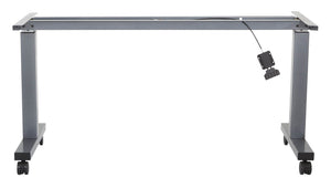 OSP Home Furnishings 4' Sit Stand Desk Frame with Pneumatic Height Adjustment for Office Workstations 5' HB6025-7