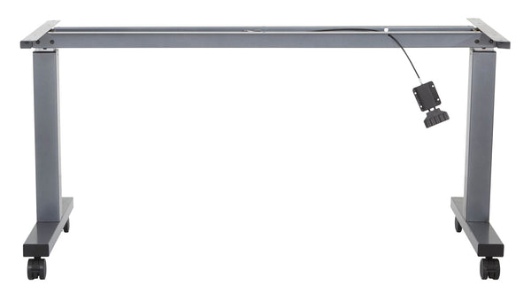 OSP Home Furnishings 4' Sit Stand Desk Frame with Pneumatic Height Adjustment for Office Workstations 5' HB6025-7
