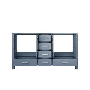 English Elm Dark Grey Double Bath Vanity - 60" W Stylish Storage Solution With Soft-Close Drawers & Easy Setup B2731P258876