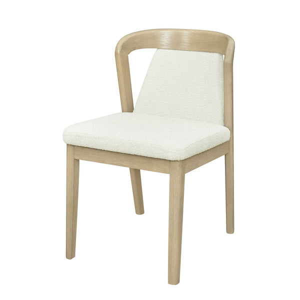English Elm Christopher Knight Home® - Upholstered Backrest Armless Dining Chairs - Sleek Mid-Century Fabric Seats on Durable Oak Frame, 300lb Capacity Beige,Natural Ash N771P346002A