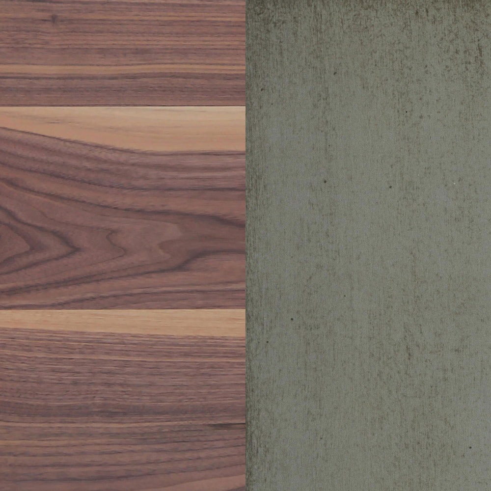 English Elm Rivera Natural Walnut Extension Dining Table with Smooth Sliding Leaf, Open Grain Curls, Reliable Gear Mechanism for Easy Seating Expansion and Timeless Style B062S01309