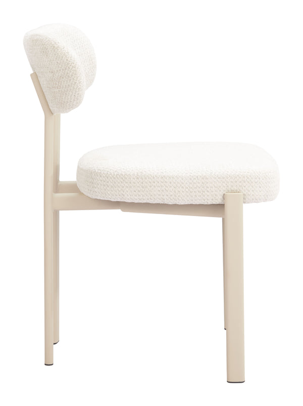 Zuo Modern Aurea Dining Chair Set Of 4 – Modern Light Gray Upholstered Seating For Stylish Hospitality Spaces Gray 100% Polyester,Plywood,Steel 110861-zuo-modern