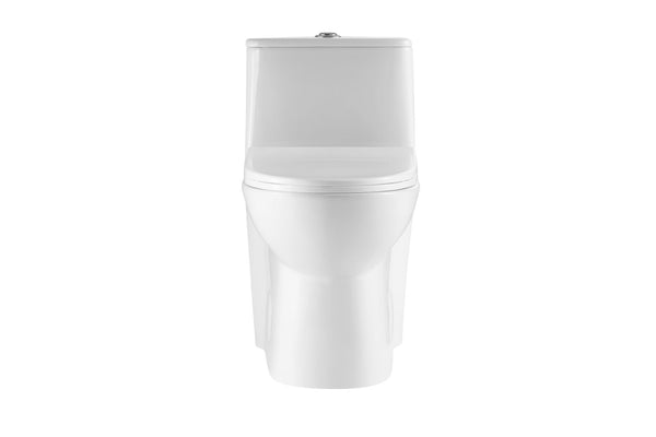 English Elm 1.1/1.6 Gpf One-piece Elongated Ceramic Toilet Skirted Base Comfort Height Soft Close B2724P248740