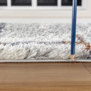 English Elm Loft Plush Shag Area Rug 5'3" X 7' - Cozy, Durable, Soft Underfoot For Modern Living Spaces & Families B186P181113